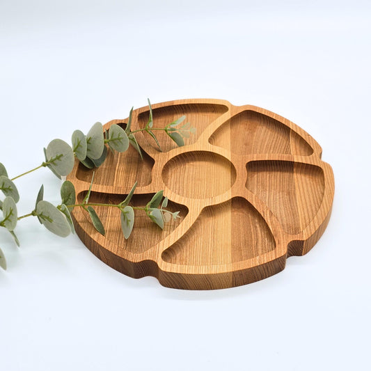 Personalised Flower Shaped Wooden Serving Board