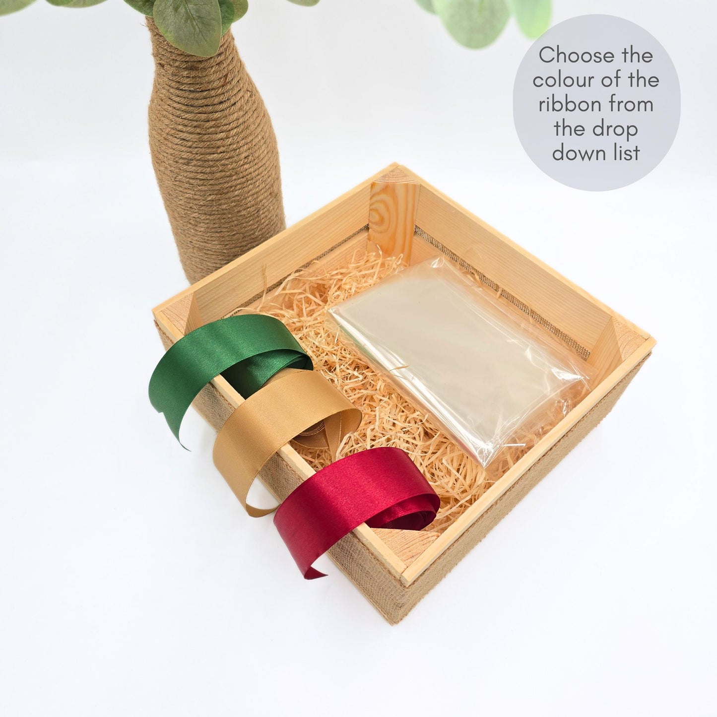 Empty Hamper Basket, Make Your Own Hamper, Gift Box Basket - Christmas, Housewarming, Birthday, Anniversary, Mothers Day, colours available