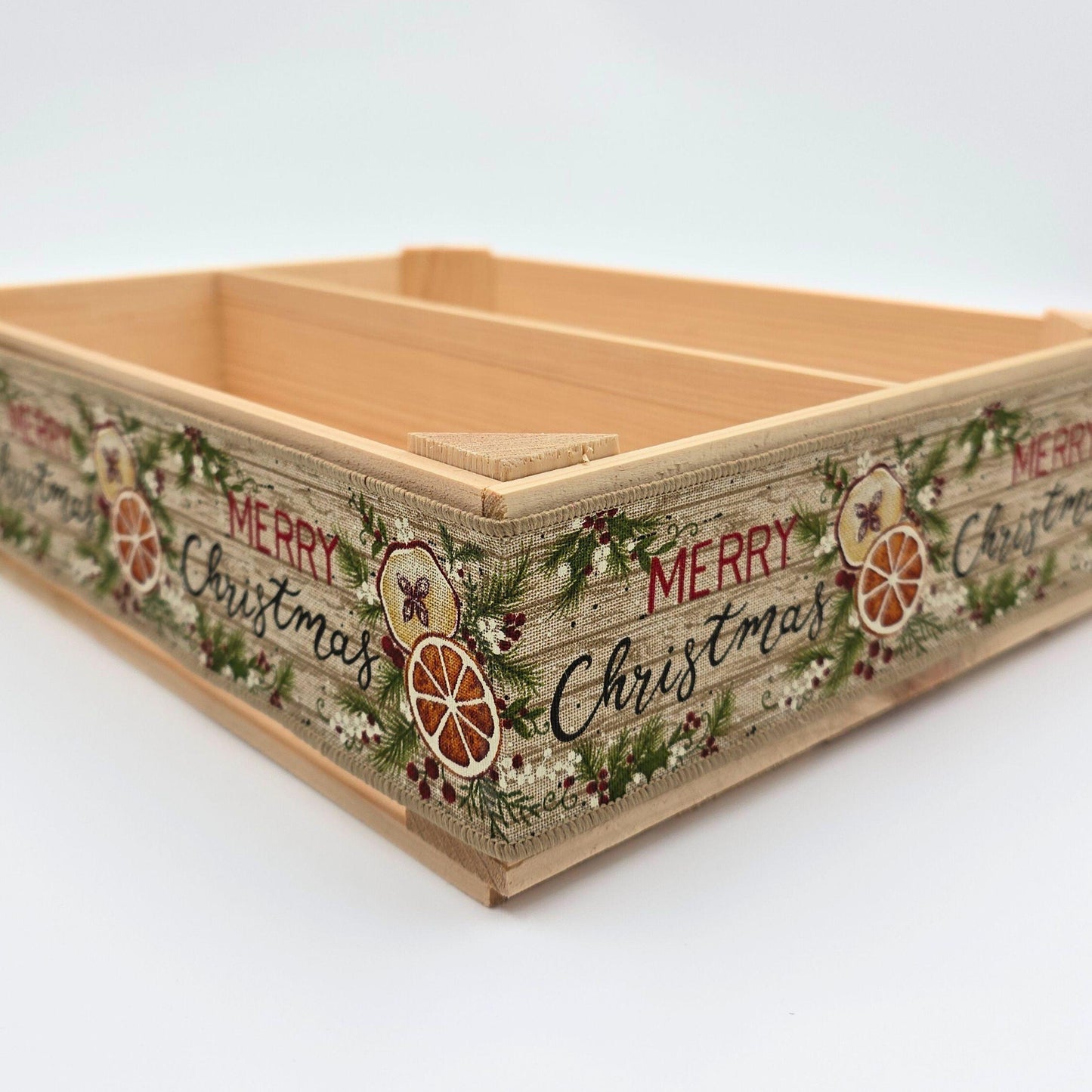 Christmas Gift Hamper, Empty Wine Box, Make Your Own Hamper Kit, Gift Box Basket, DIY Kit