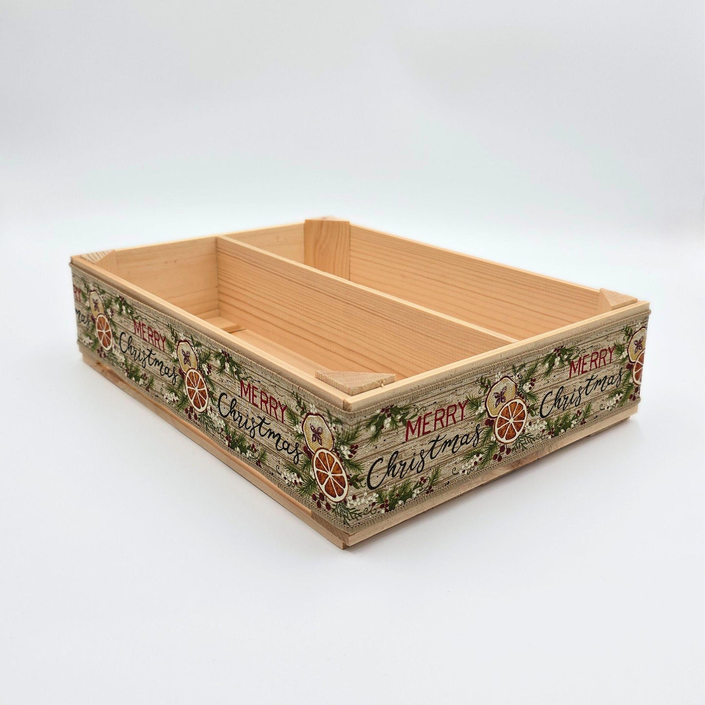 Empty Christmas Gift Basket, Wine Box, Make Your Own Hamper Kit, Gift Box Basket, DIY Kit