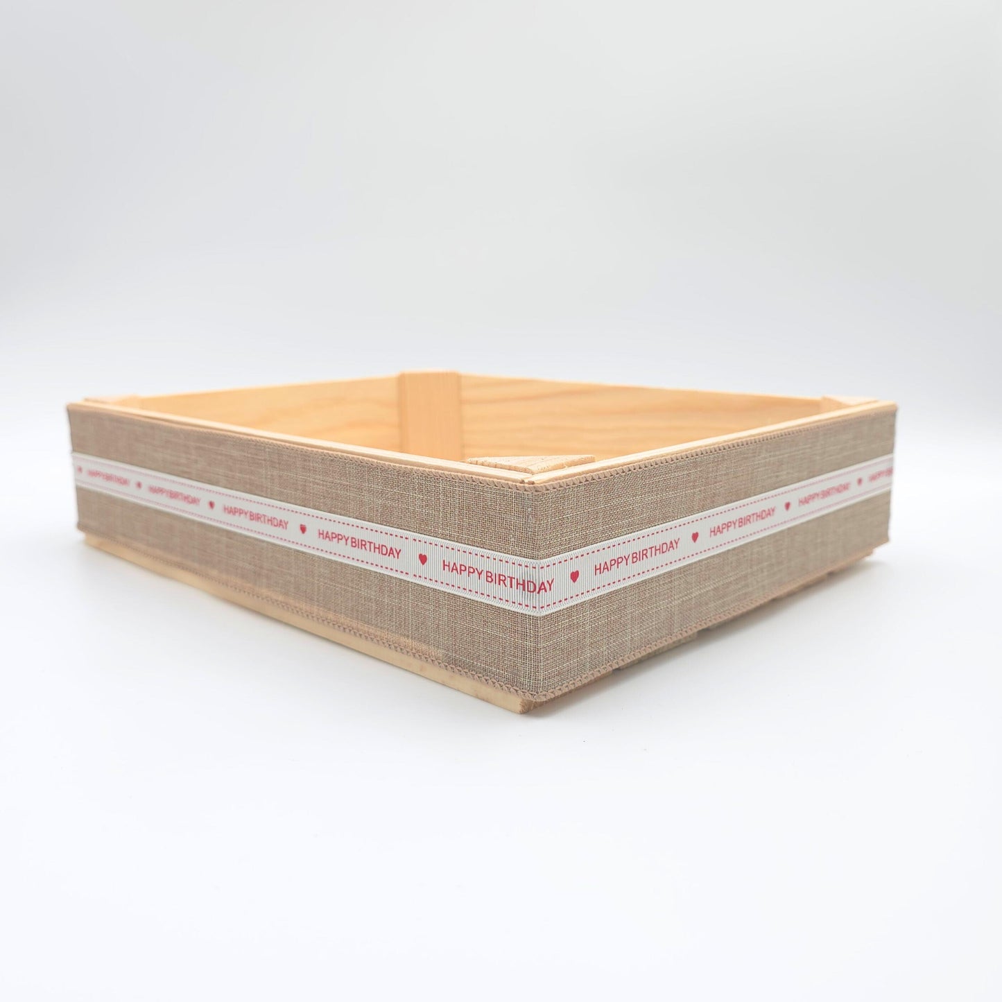 Happy Birthday Gift Box, Empty Make Your Own Hamper, Gift Box Basket, Gift Wrap, Wine Basket