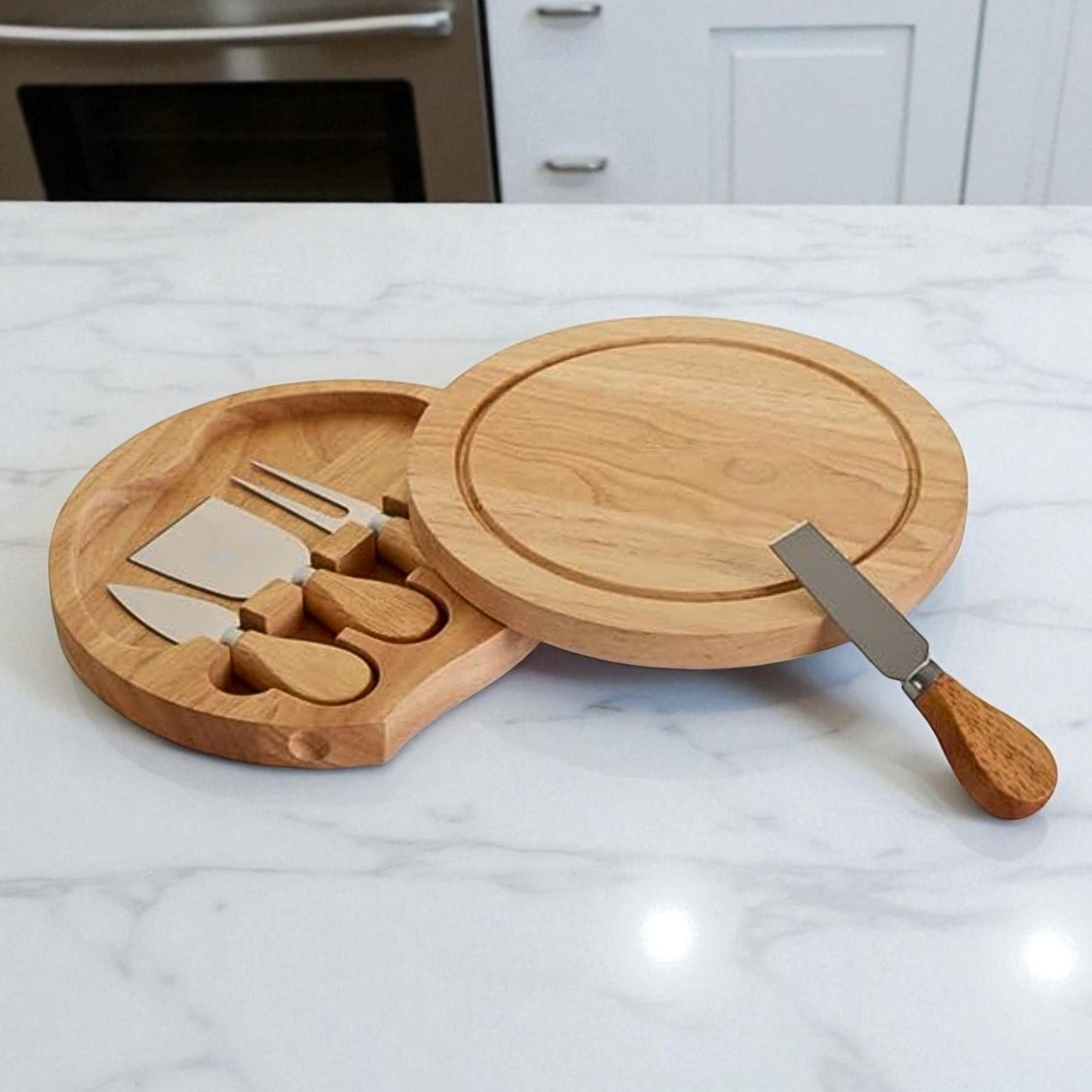 Personalised Cheese Board Set, Birthday Gift, Gift for Couples, Wedding Gift, New Home and Anniversary Gift