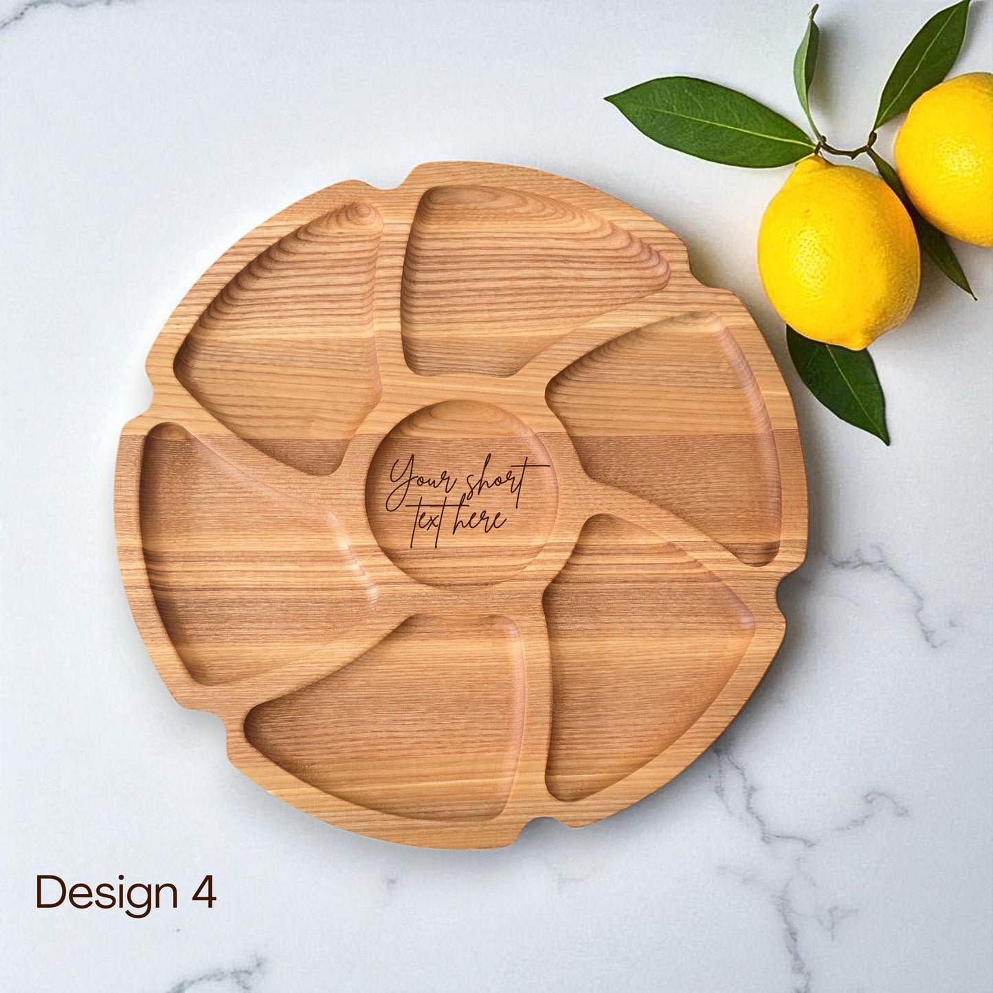 Personalised Flower Shaped Charcuterie Platter