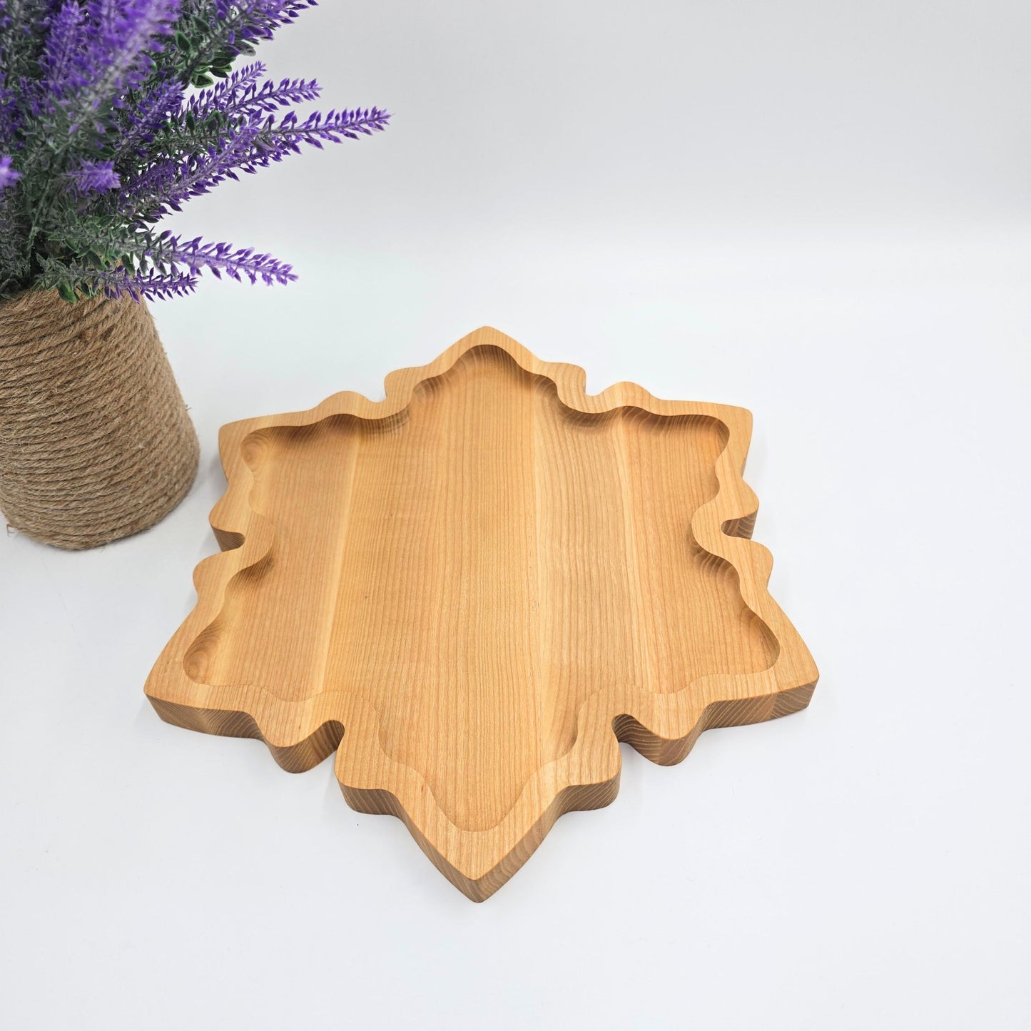 Personalised Christmas Handmade Snowflake Platter