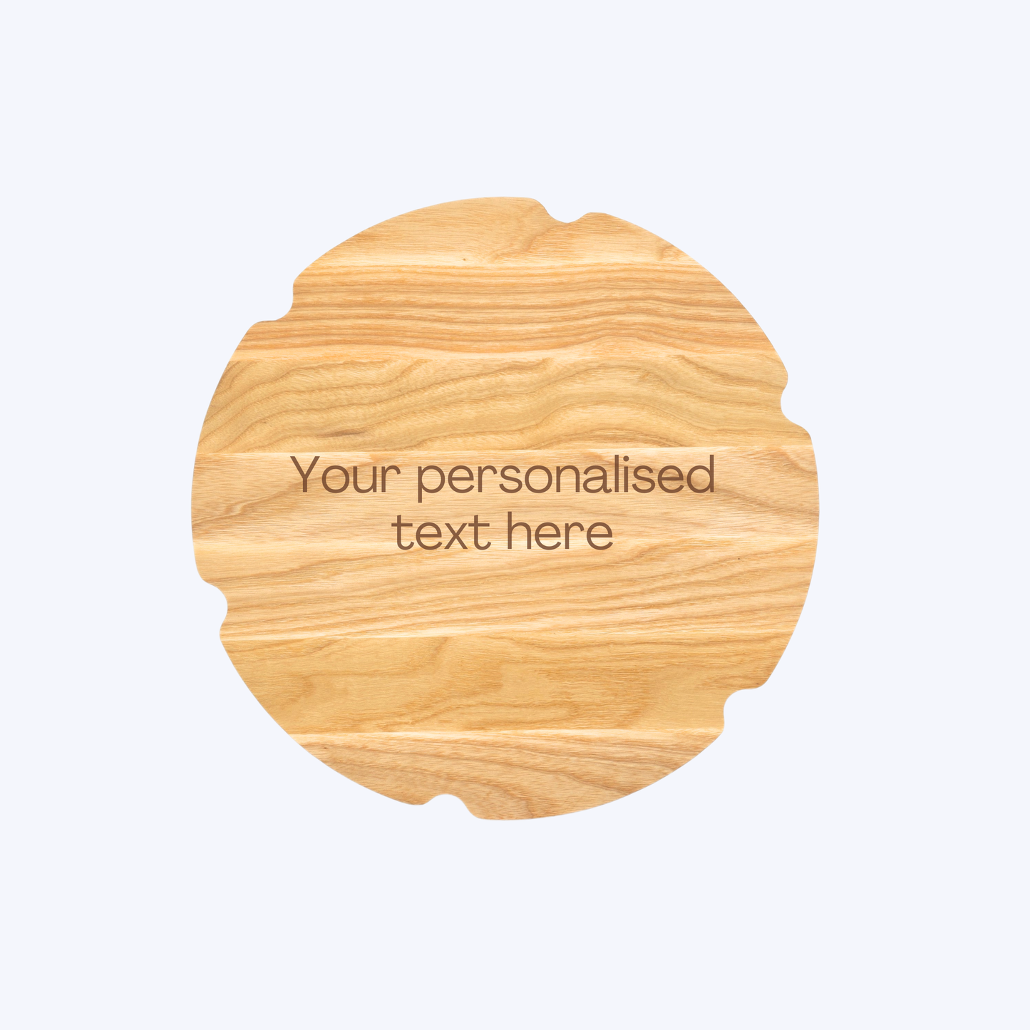 Personalised Flower Shaped Gift Wooden Platter