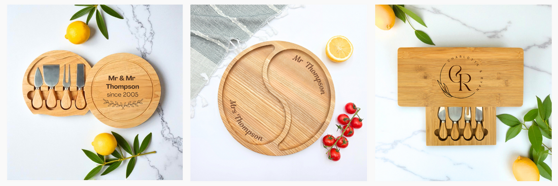 Why Personalised Cheese Boards Make the Perfect Wedding Gift