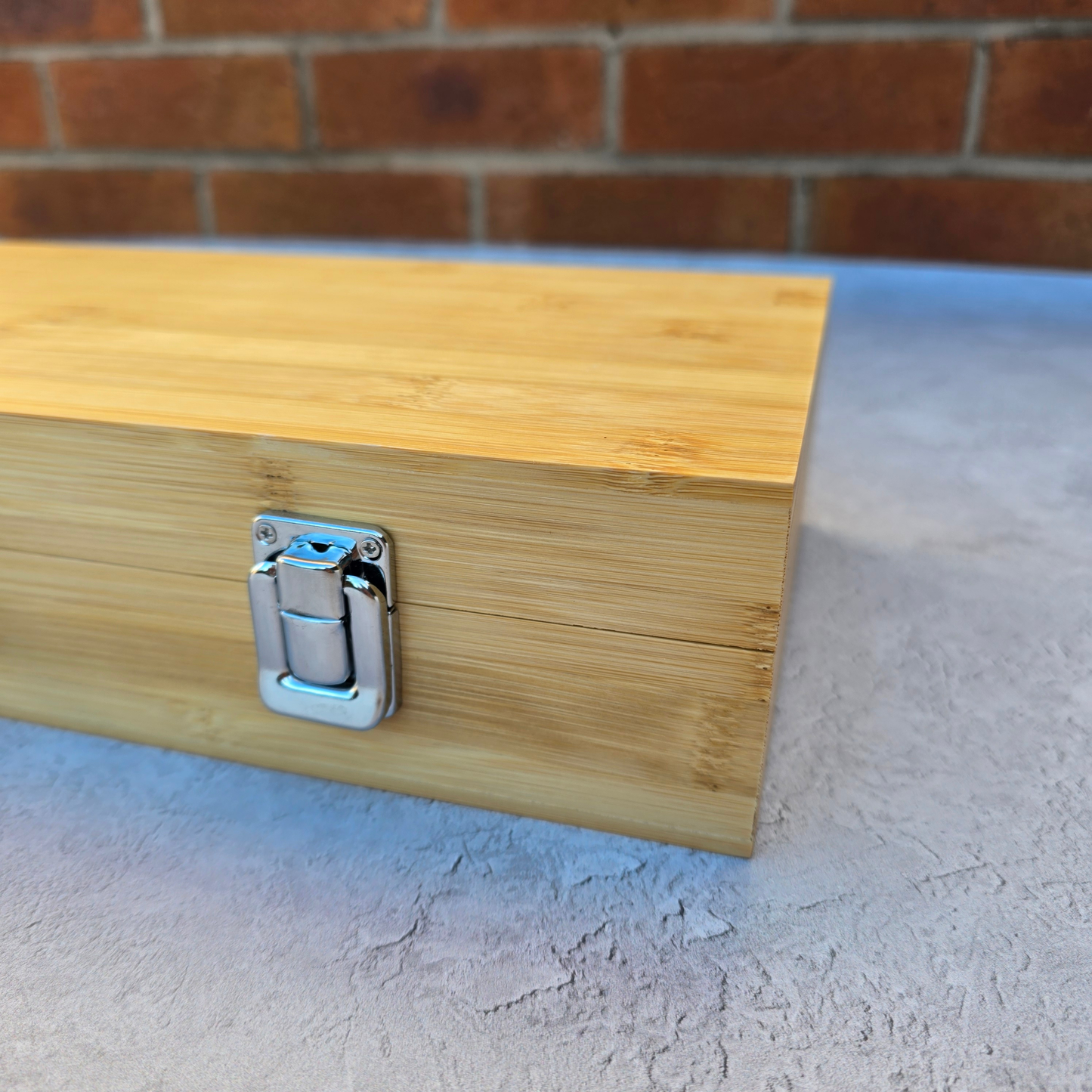 Personalised BBQ Tools Set in Bamboo Case: Grilling Gift Idea