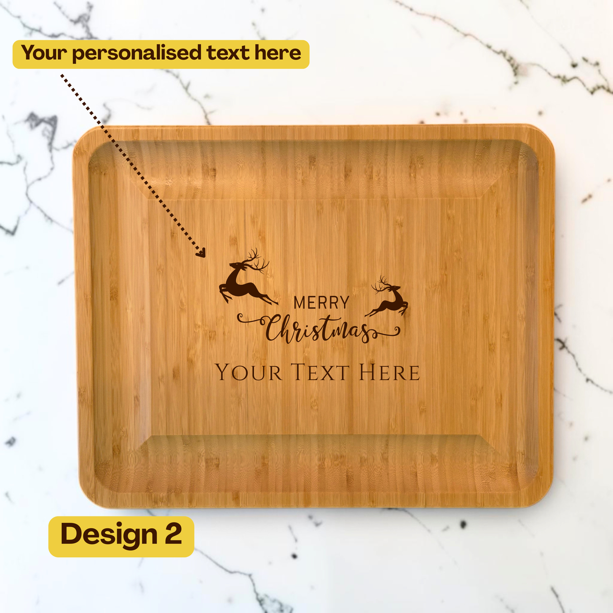 Extra-Large Personalised Cheeseboard Gift Set for Christmas