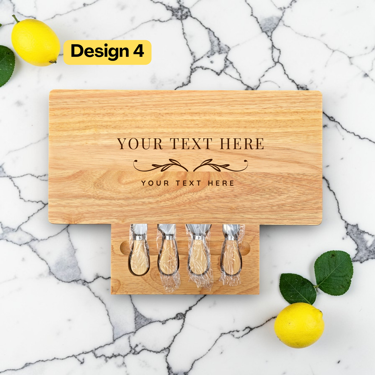 Personalised Cheese Board Set Wedding, Engagement Gift