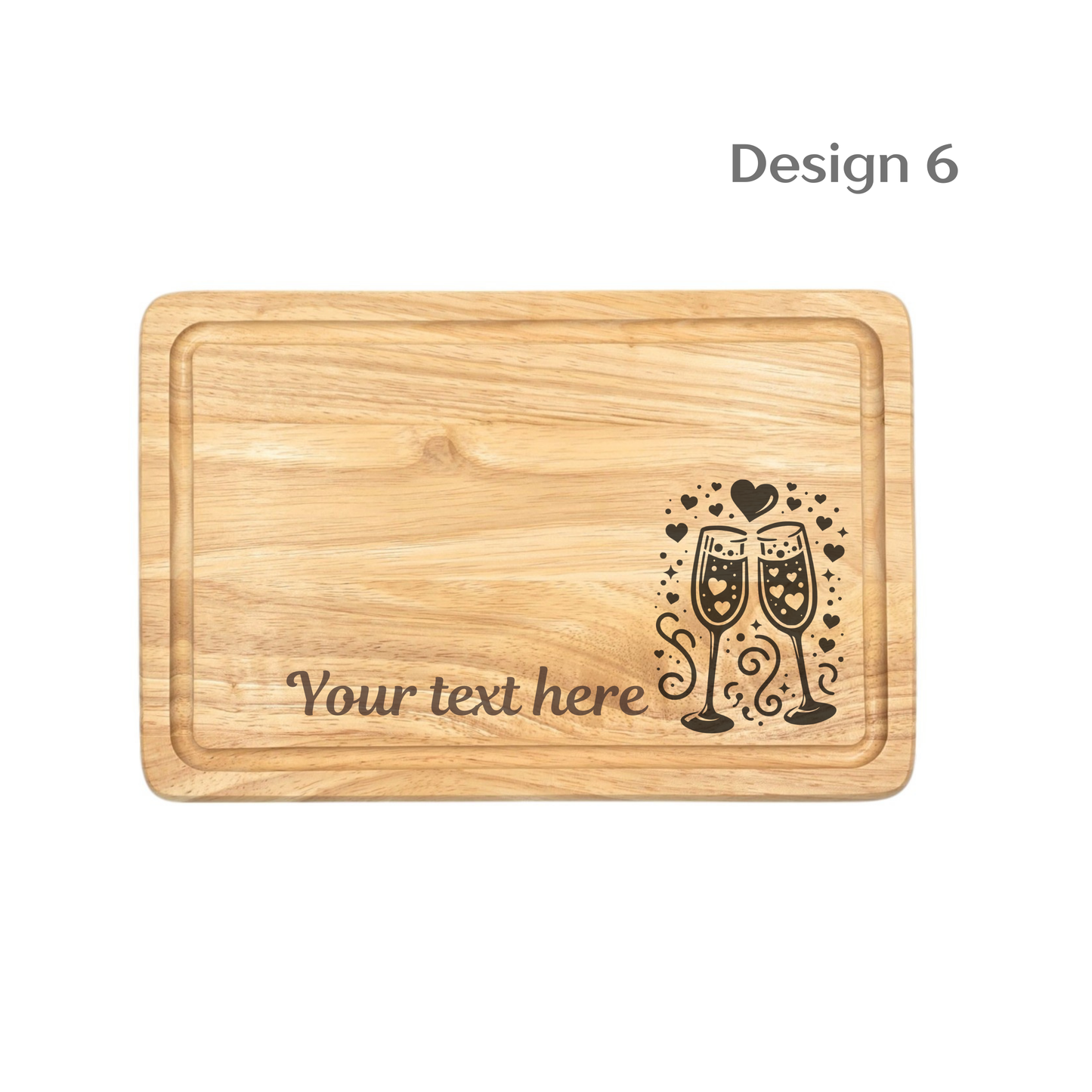 Personalised Wooden Chopping Board - Wedding Gift