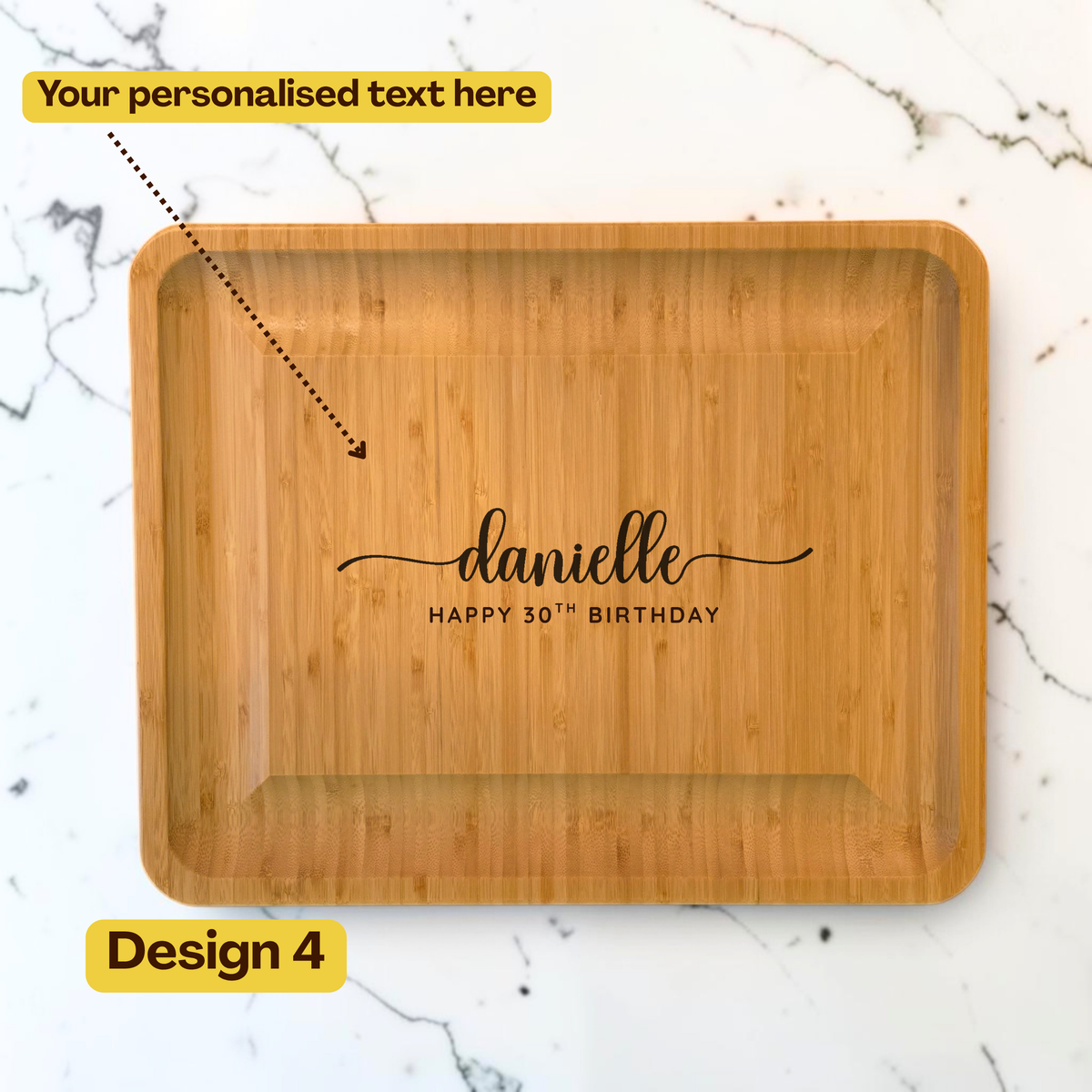 Extra-Large Personalised Cheese Board Set with Drawers:  Wedding, New Home