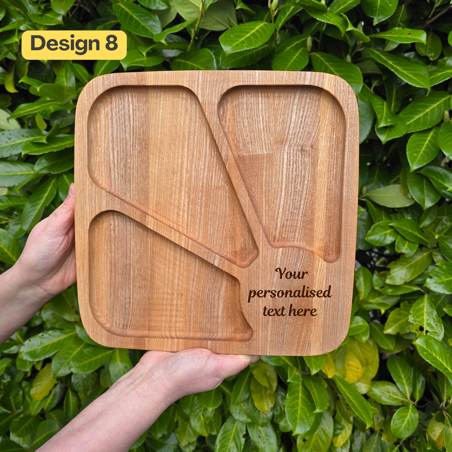 Personalised Sunrise Charcuterie Board Wooden Serving Platter