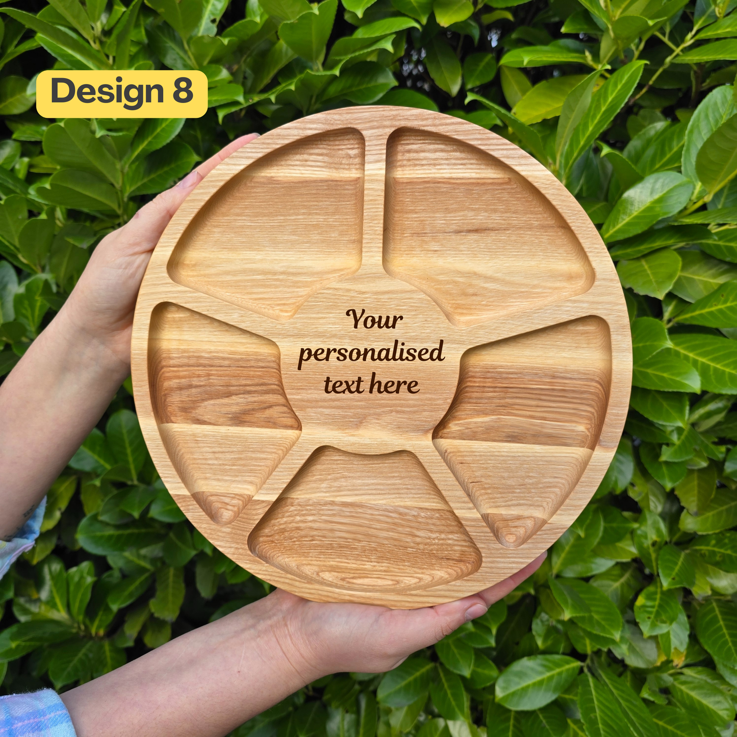 Personalised Round Serving Board Perfect Customised Gift