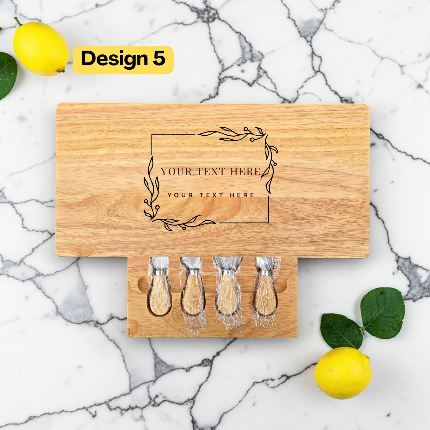 Personalised Cheese Board Set Wedding, Engagement Gift
