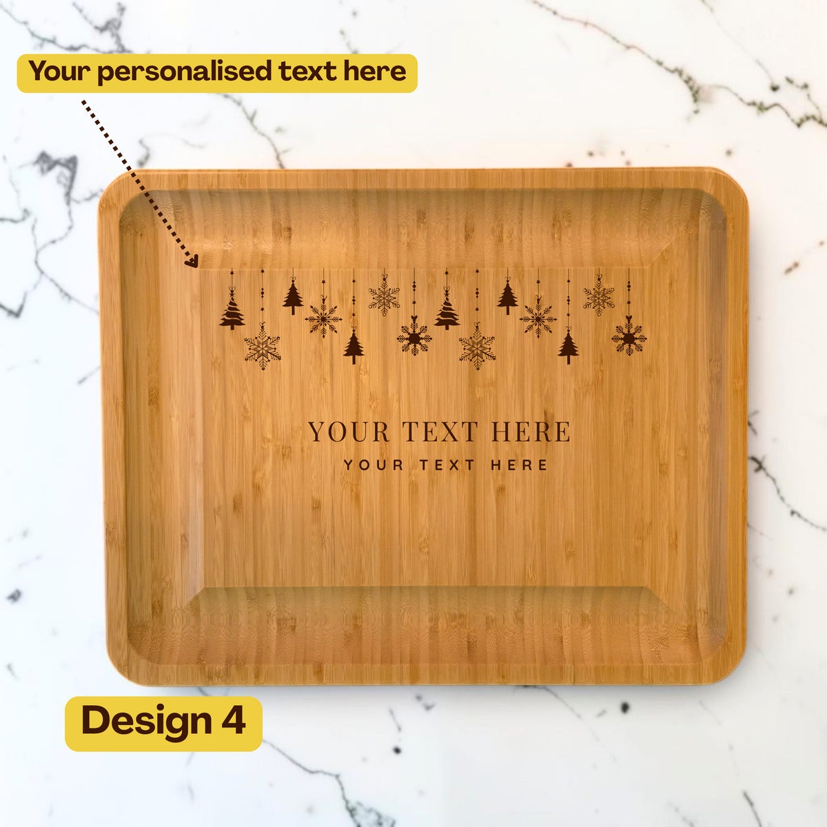 Extra-Large Personalised Cheeseboard Gift Set for Christmas