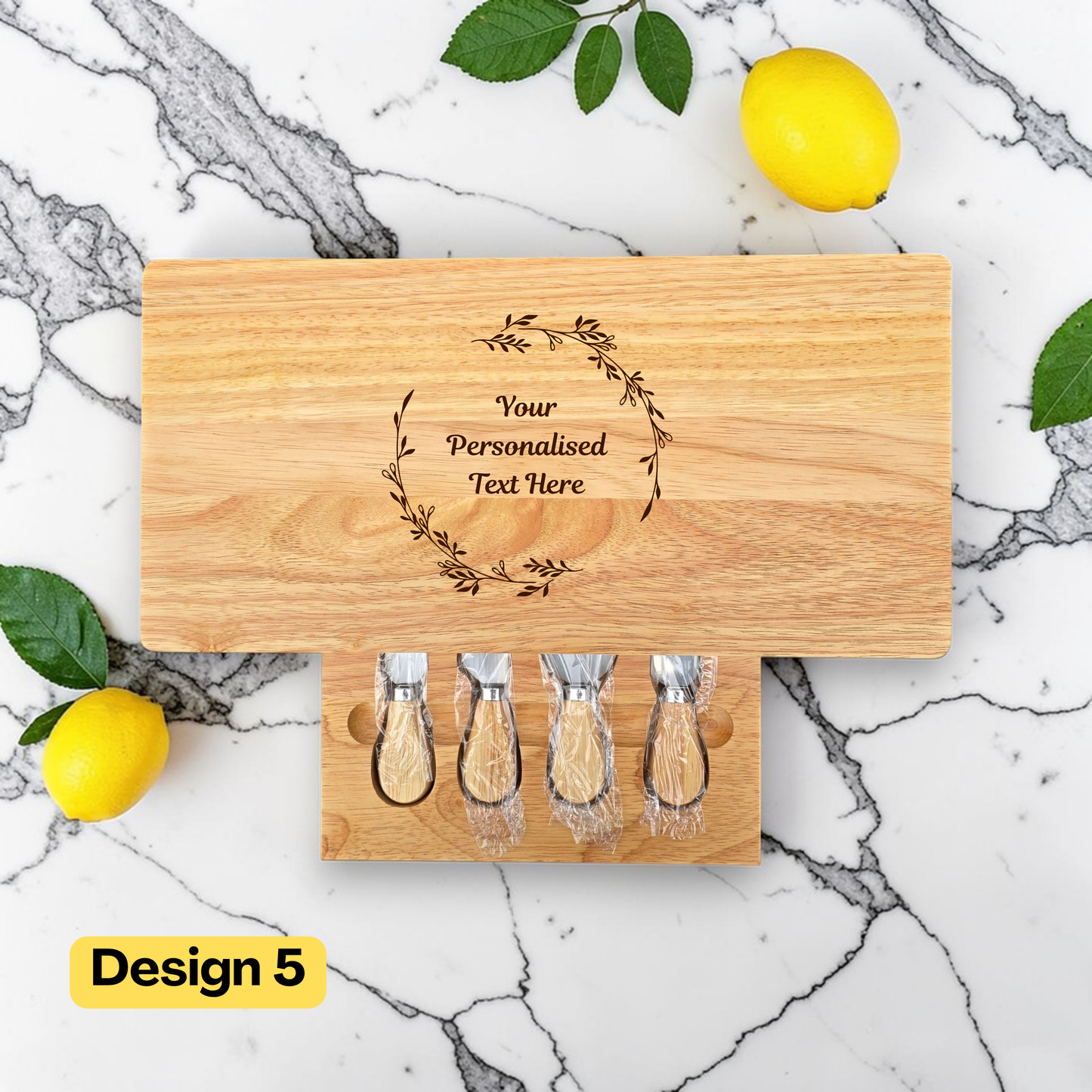 Personalised Cheese Board Set New Home, First Home Ideal Gift