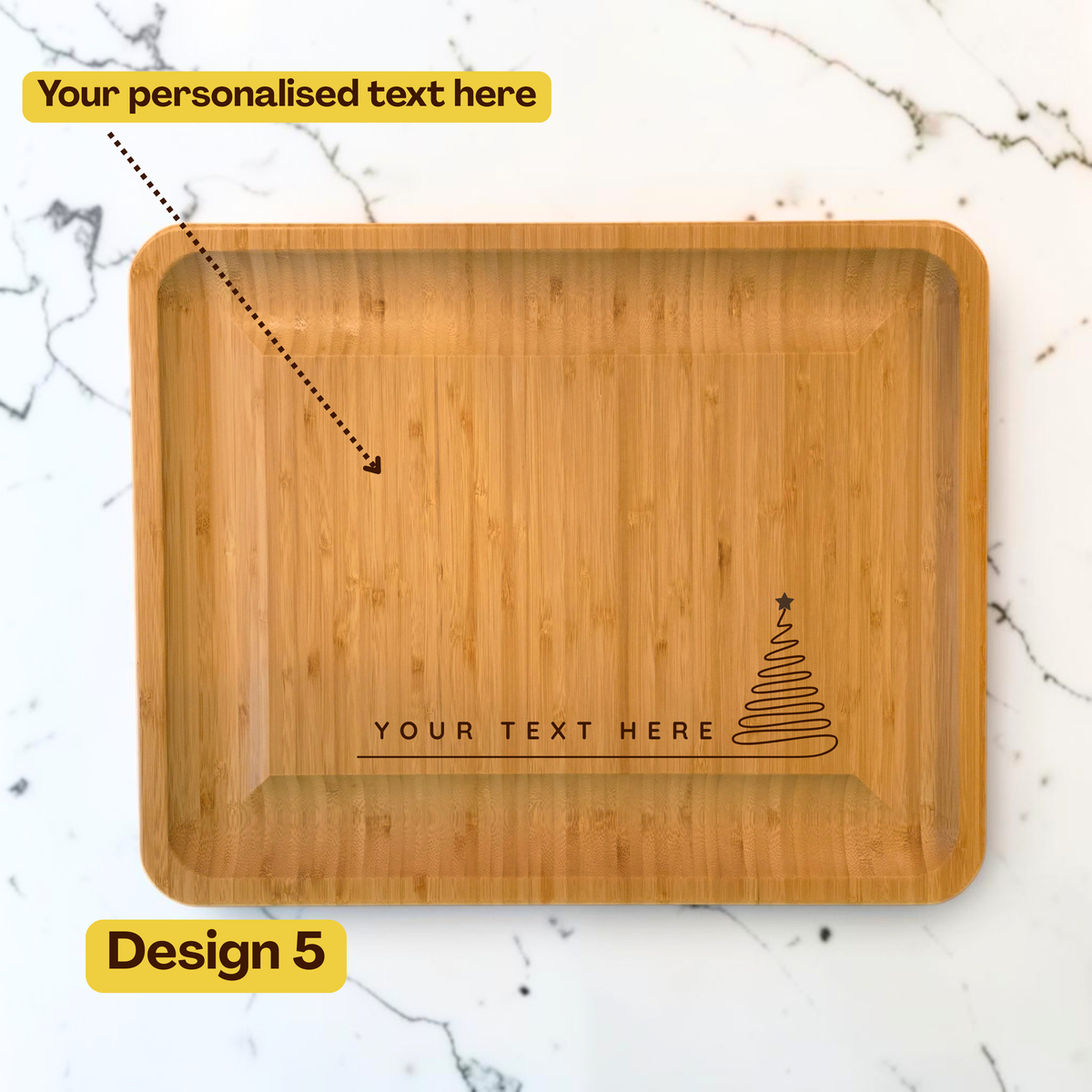 Extra-Large Personalised Cheeseboard Gift Set for Christmas