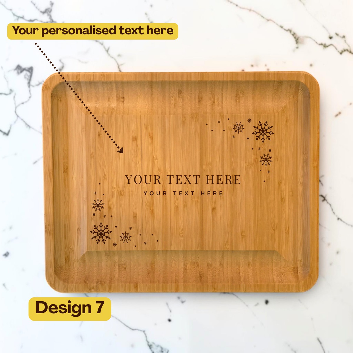 Extra-Large Personalised Cheeseboard Gift Set for Christmas