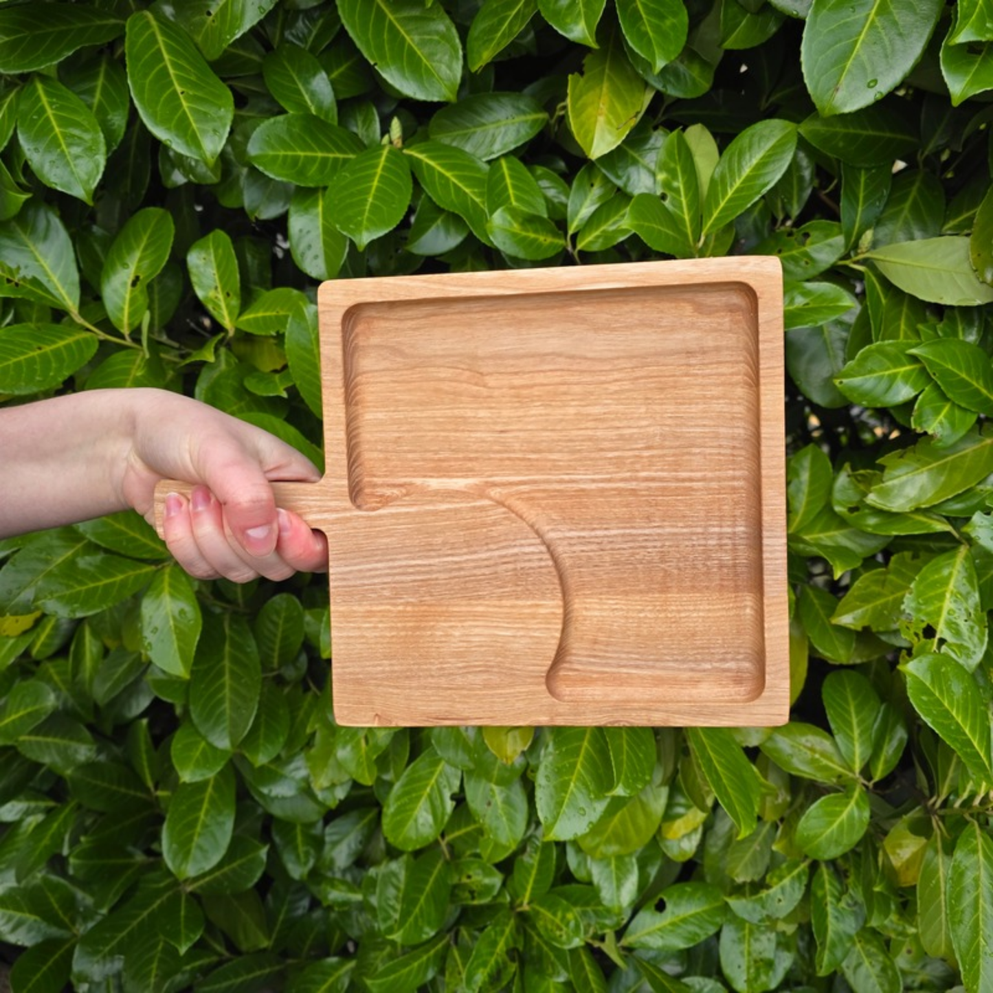 Personalised Wooden Tray Coffee and Cake Serving Board Gift for Teacher