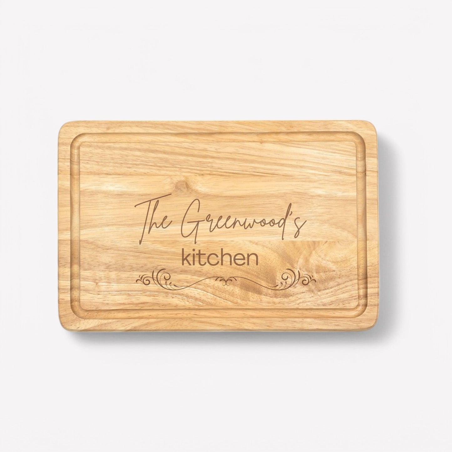 Personalised Wooden Chopping Board – Custom Engraved Birthday Gift