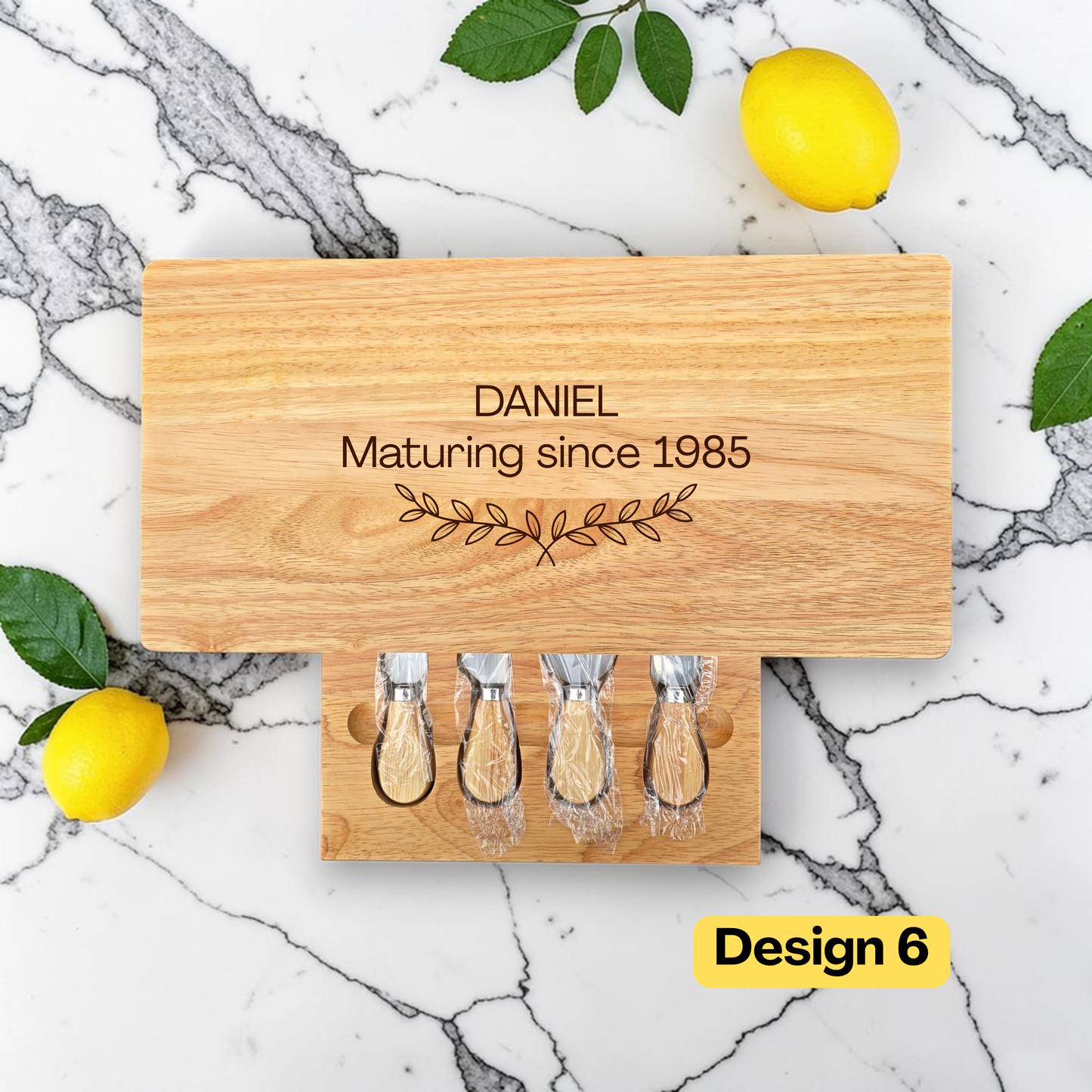 Personalised Cheese Board Set New Home, First Home Ideal Gift
