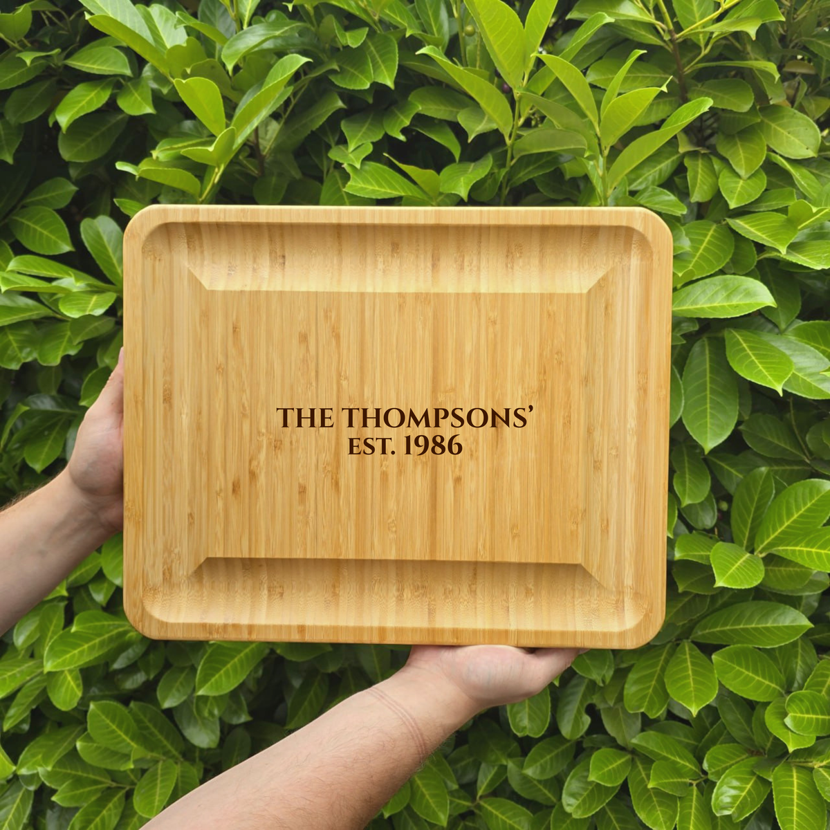 Extra-Large Personalised Cheese Board Set with Drawers:  Wedding, New Home, Anniversary