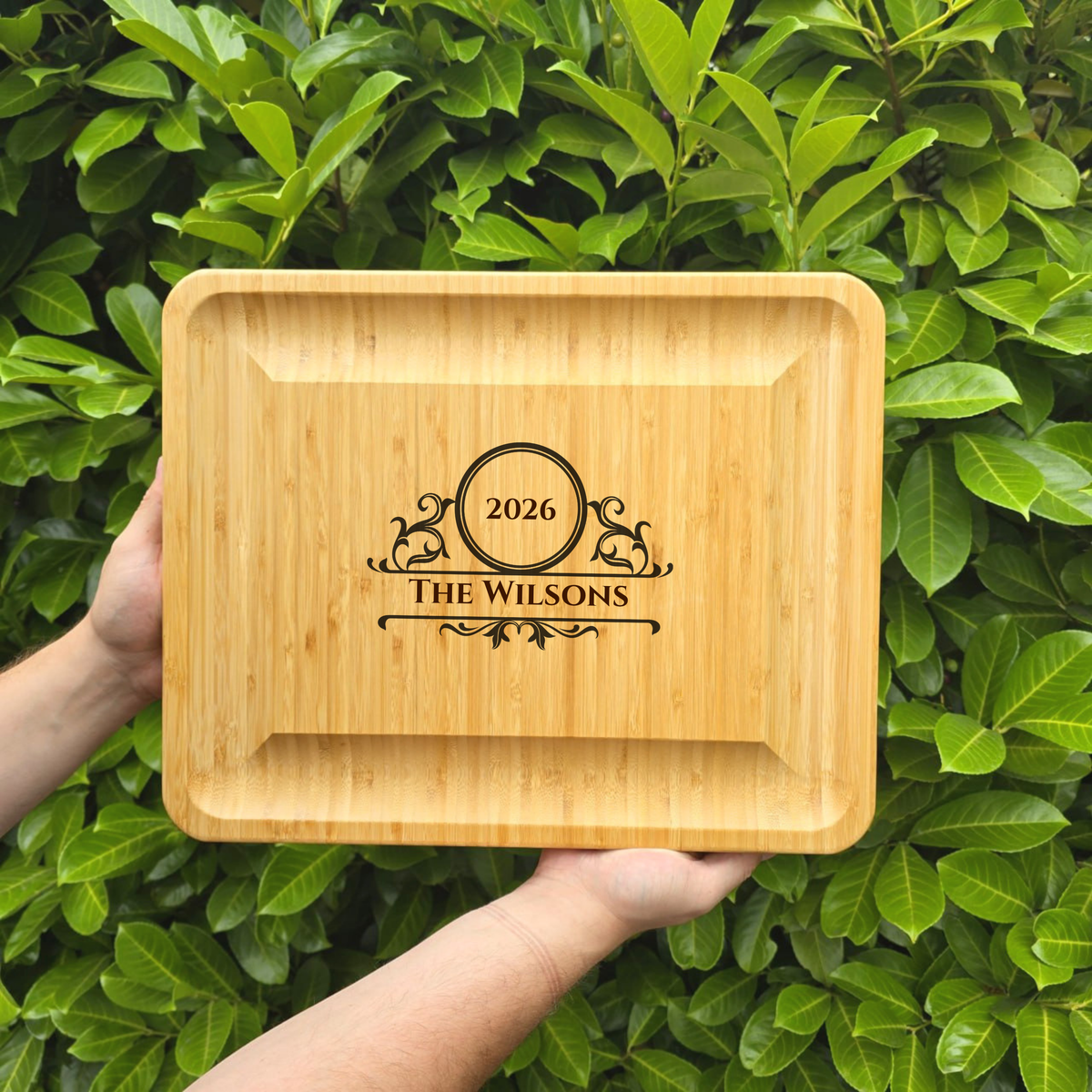 Extra-Large Personalised Cheese Board Set with Drawers:  Wedding, New Home, Anniversary, Birthday Gift
