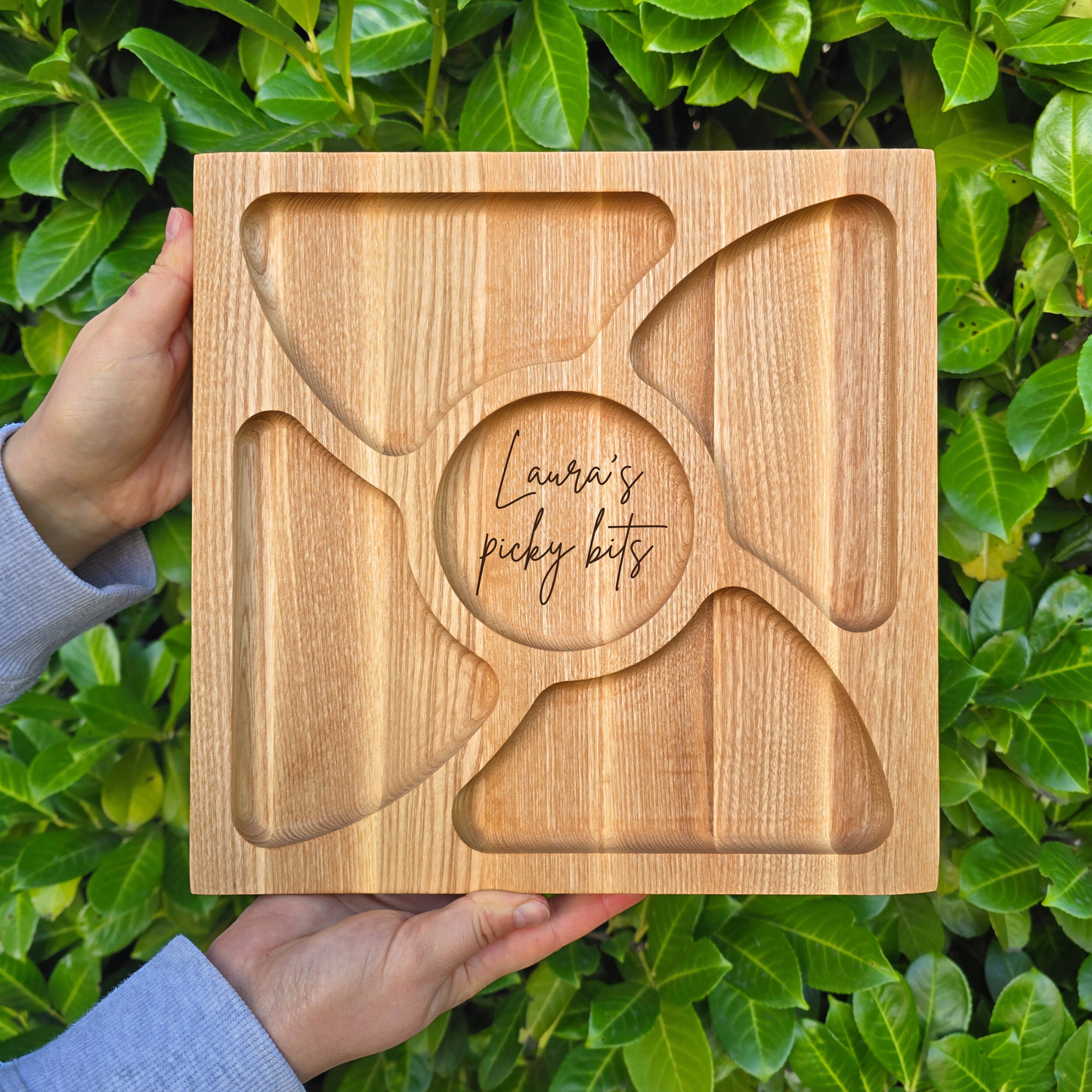 Personalised Sturdy Grazing Board Wooden Serving Platter