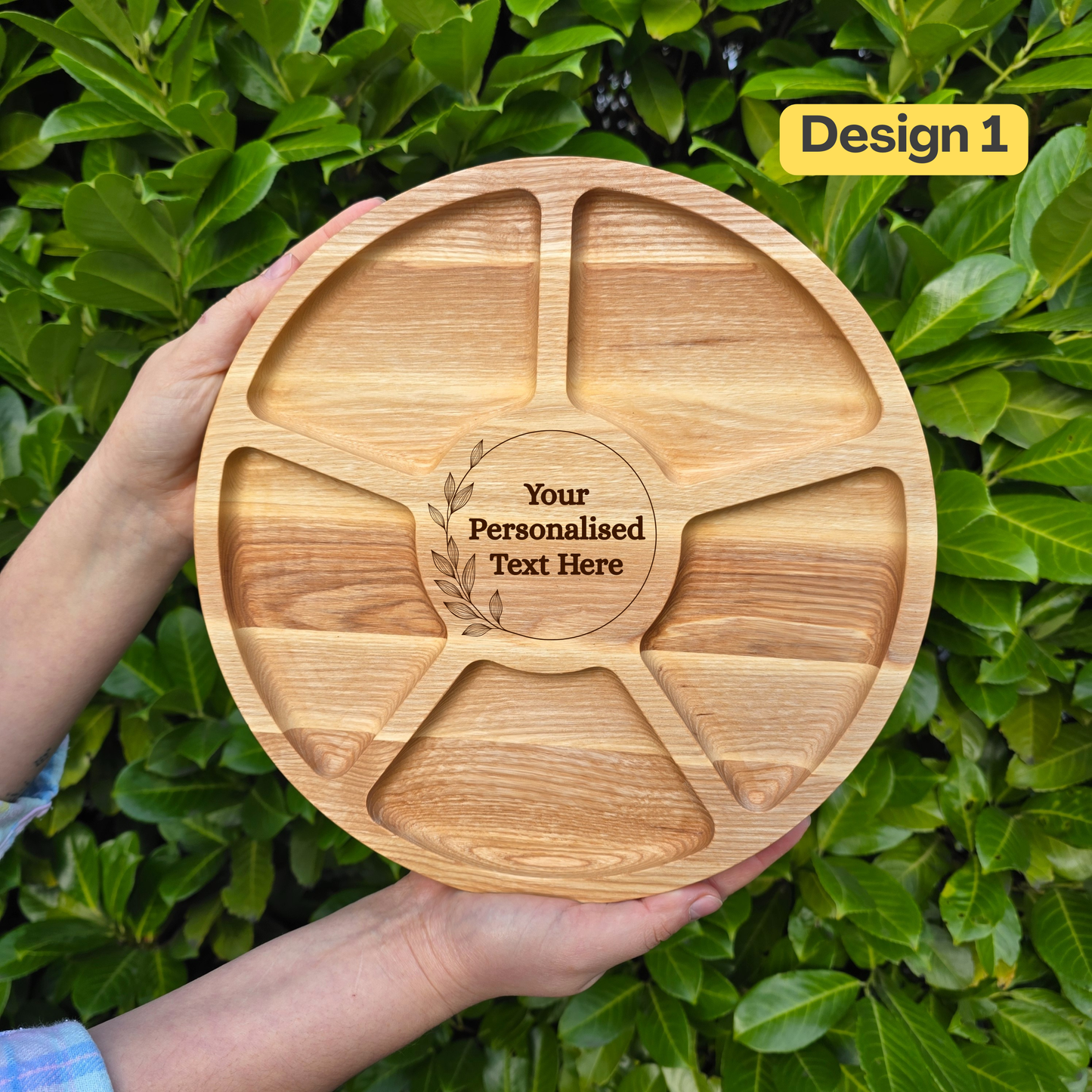 Personalised Round Serving Board Perfect Customised Gift