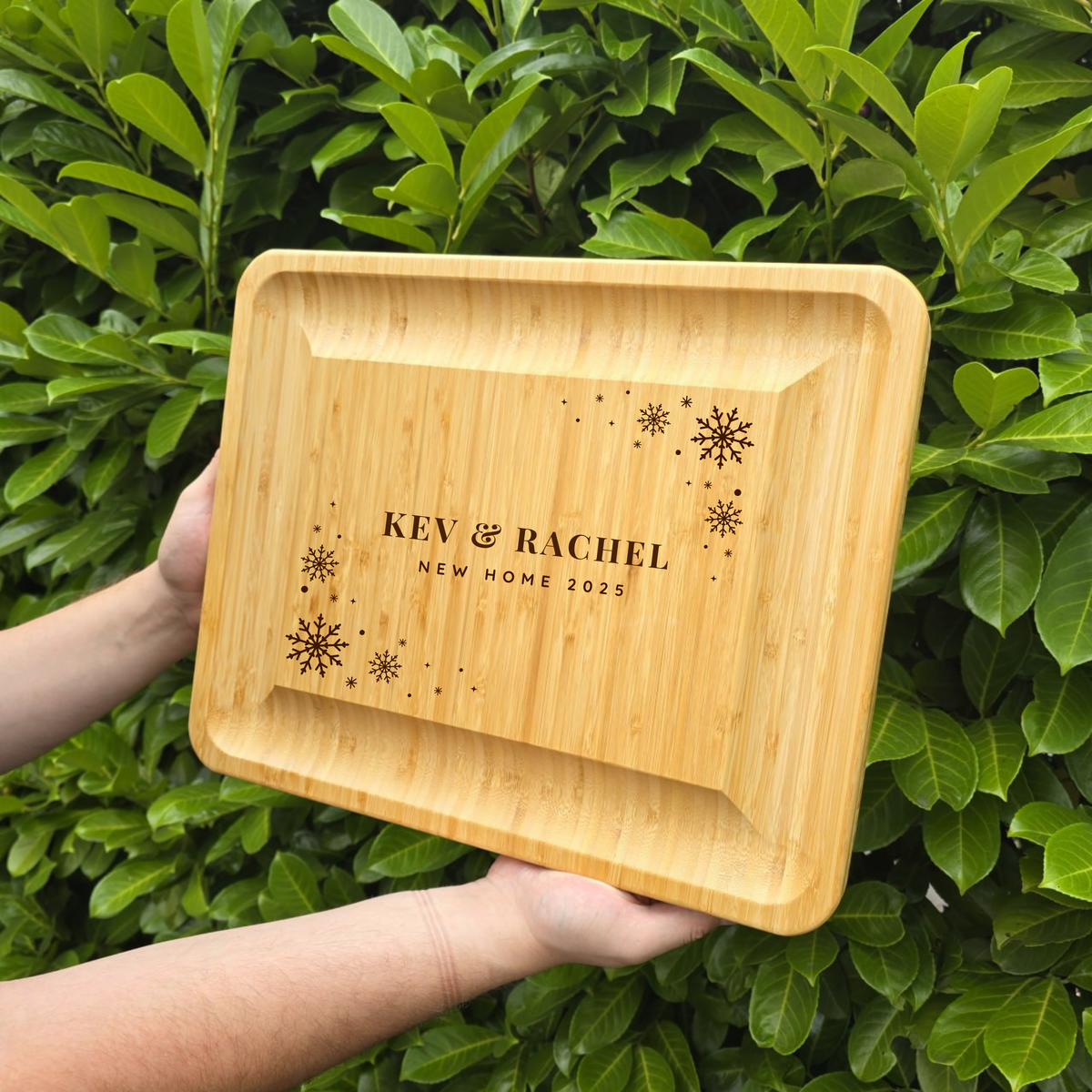 Extra-Large Personalised Cheeseboard Gift Set for Christmas