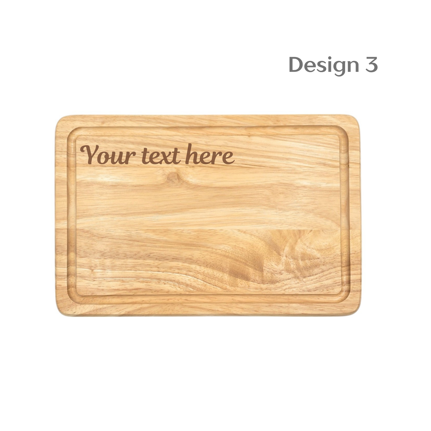 Personalised Wooden Chopping Board Highland Cow Grill King Kitchen Gift