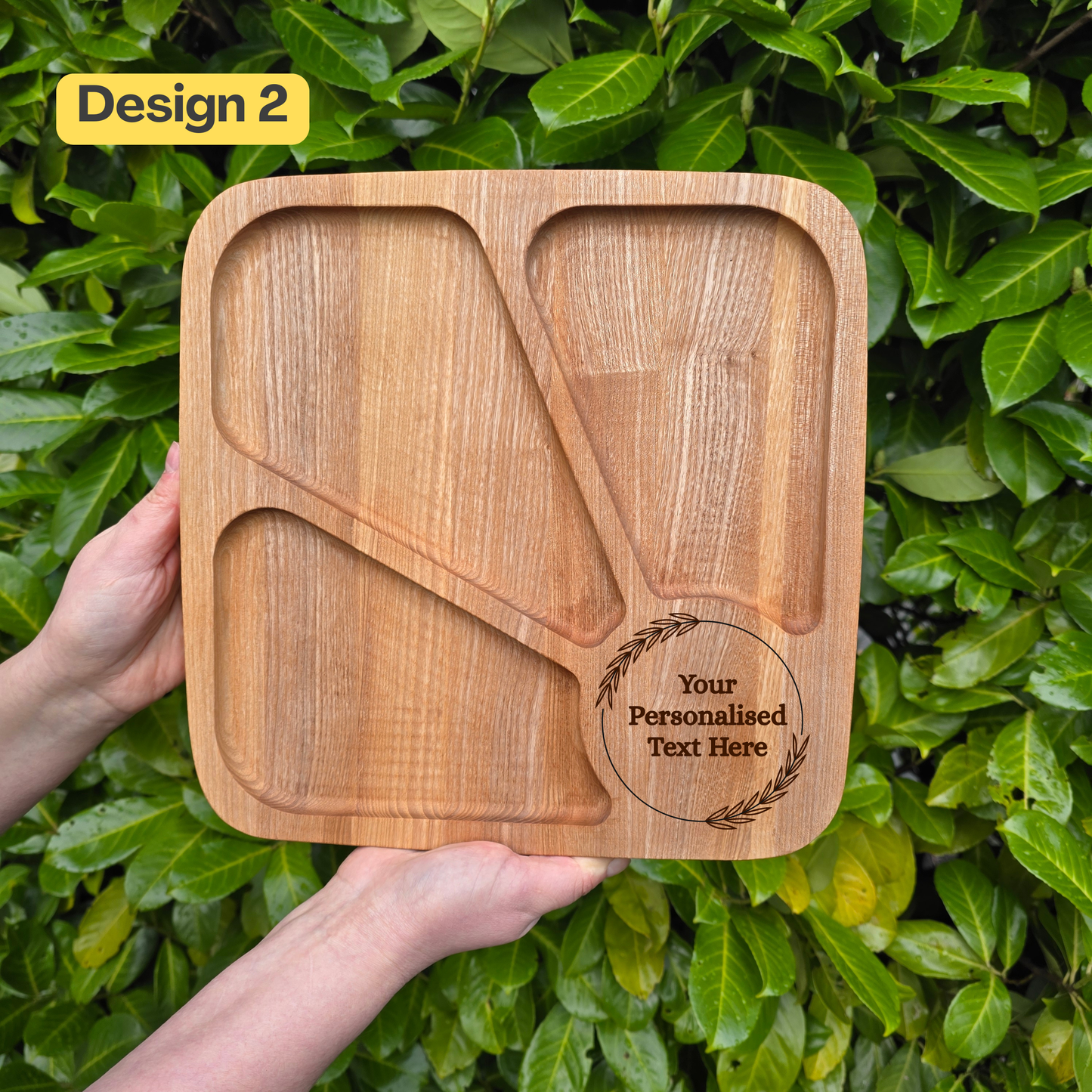 Personalised Sunrise Charcuterie Board Wooden Serving Platter