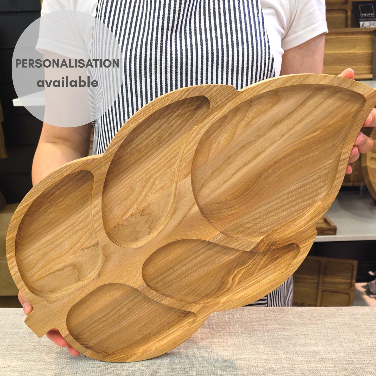 Personalised Large Meat Serving Tray