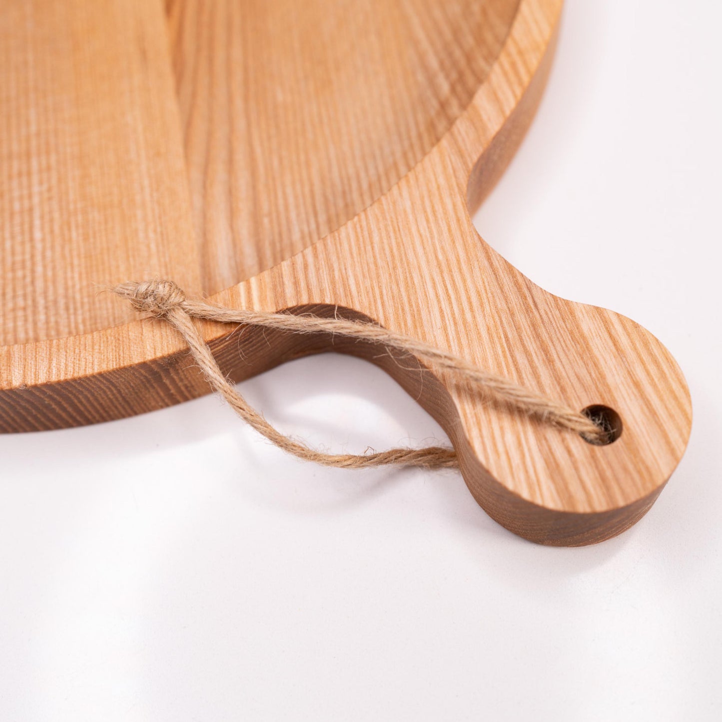 Personalised Round Wooden Tray with Handle