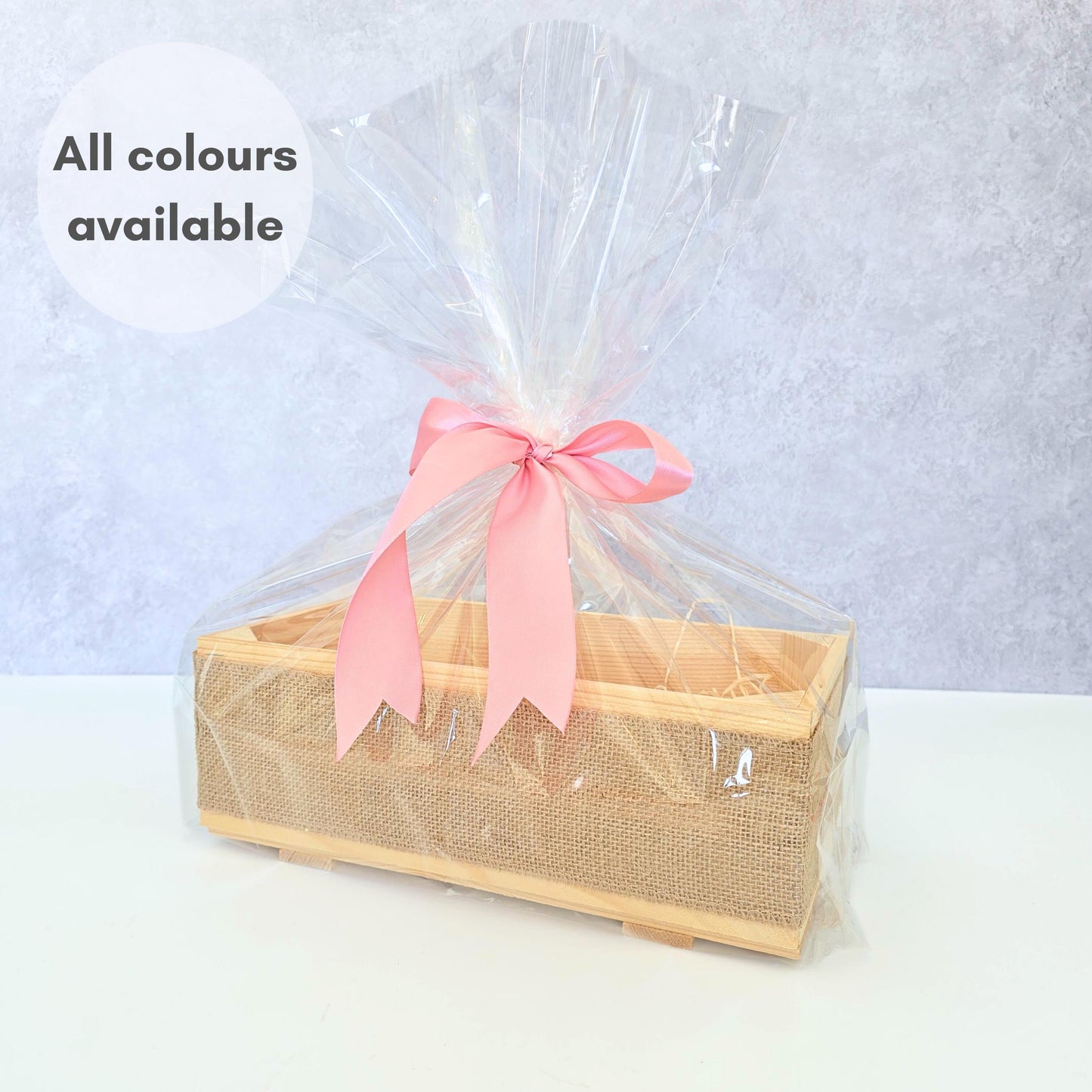 Empty Make Your Own Hamper Kit, Gift Box Basket, DIY Kit - Birthday, Wedding, Housewarming, Anniversary, Christmas, Colours Available