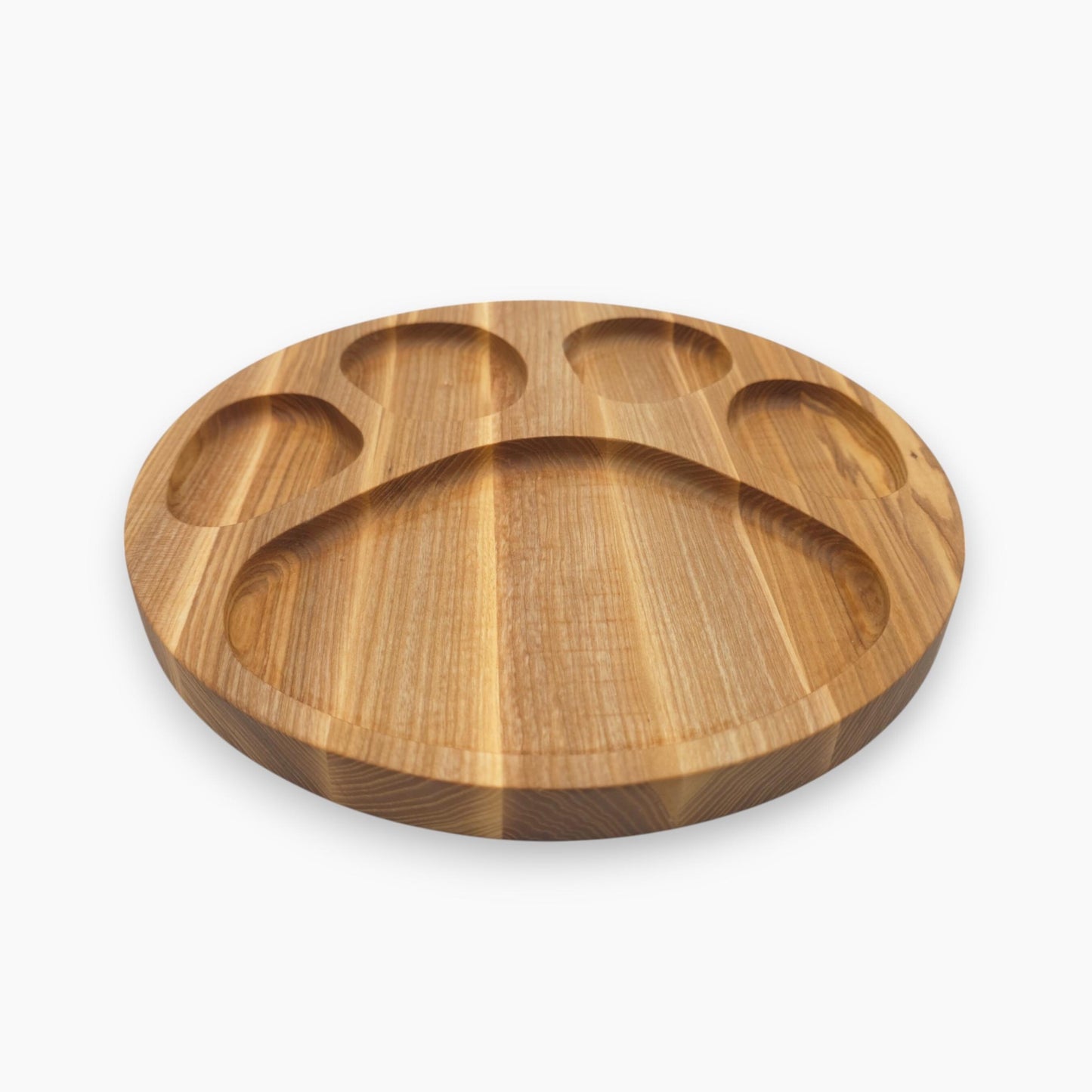 Personalised Wooden Dog Paw-Shaped Plate
