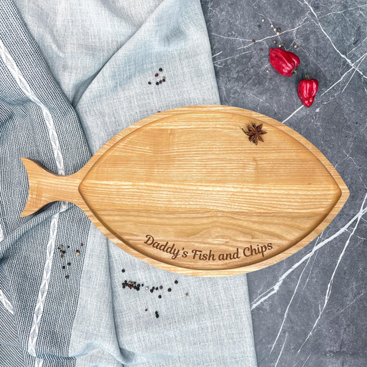 Personalised Fish-shaped Serving Platter
