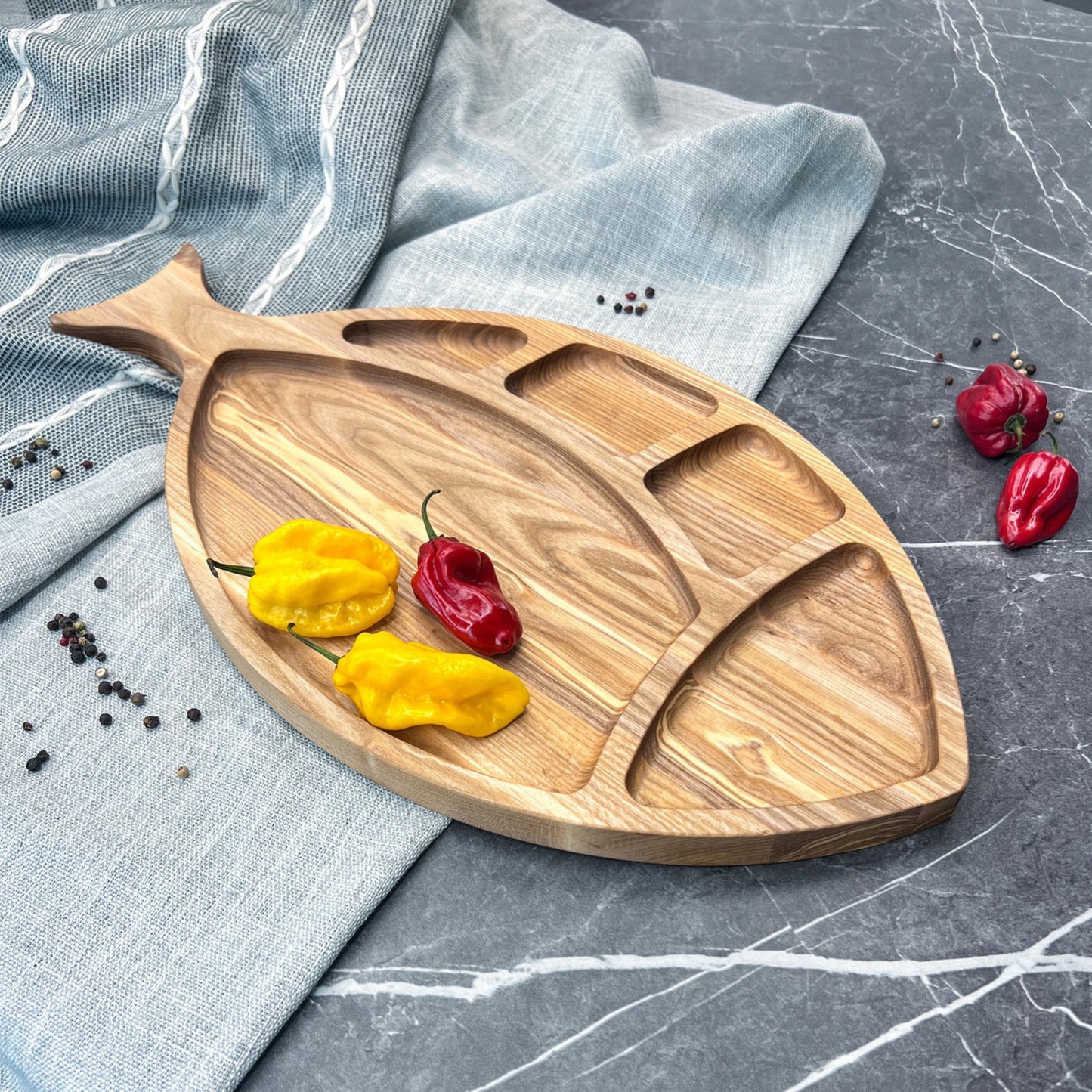 Personalised Fish-shaped Serving Platter