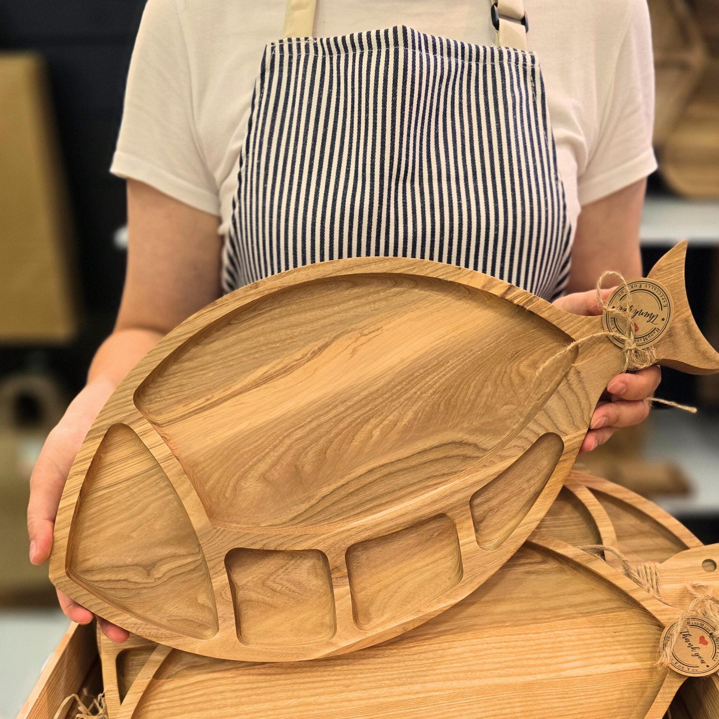 Personalised Fish-shaped Serving Platter