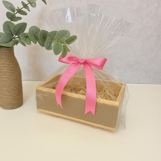 EMPTY Make Your Own Hamper Kit, Gift Box Basket, DIY Kit - Birthday, Wedding, Housewarming, Anniversary, Father's Day, Colours Available