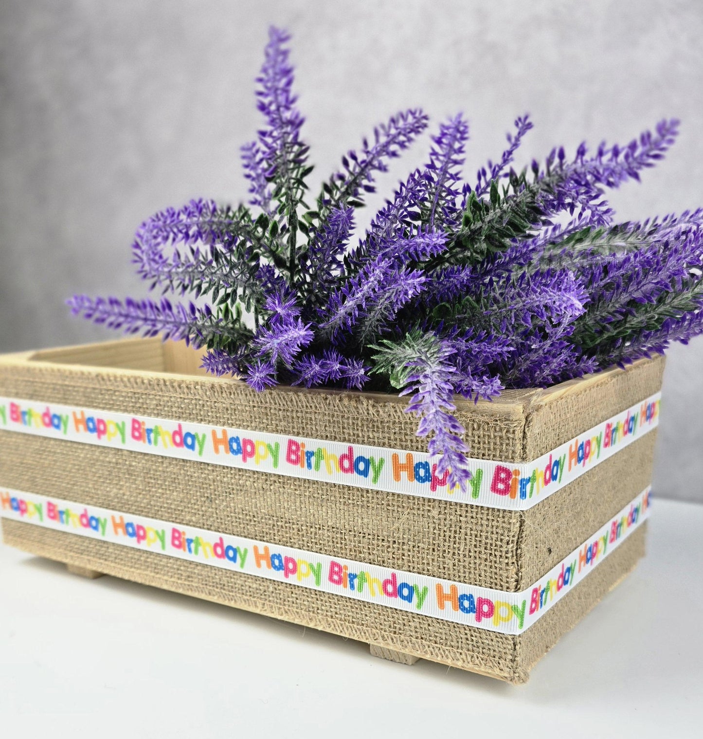 Empty Make Your Own Hamper Gift Box Basket DIY Kit - Happy Birthday Gift Box, Anniversary Gift Hamper, Gift Set, 30x15x11cm