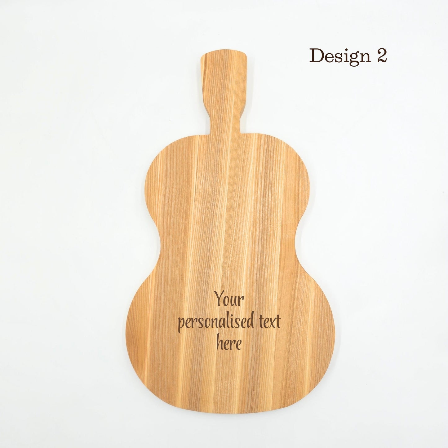 Personalised Guitar Wooden Serving Board Cheese Board