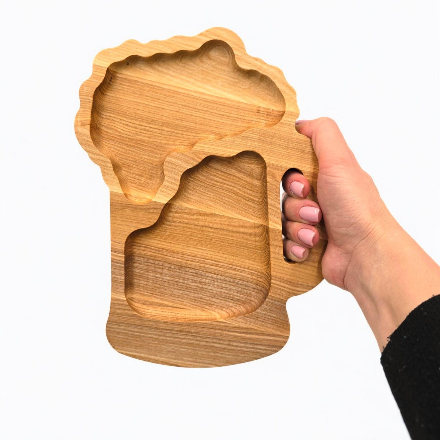 Personalised Wooden Beer Mug Tray