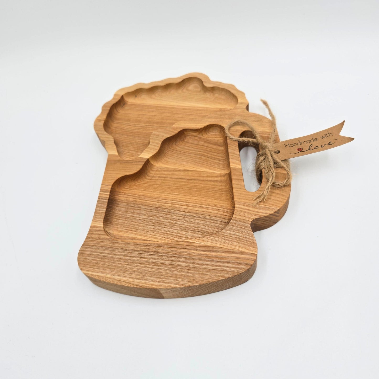 Personalised Wooden Beer Mug Tray