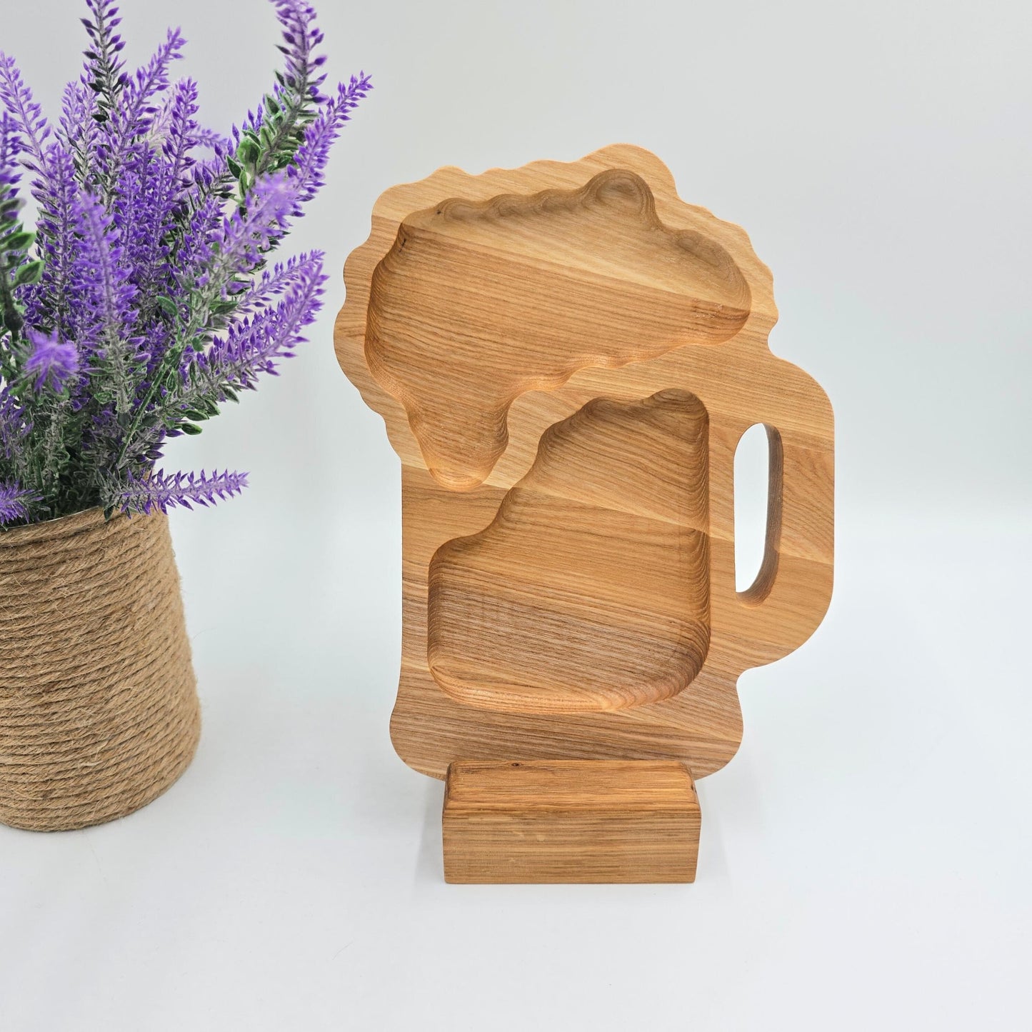 Personalised Wooden Beer Mug Tray