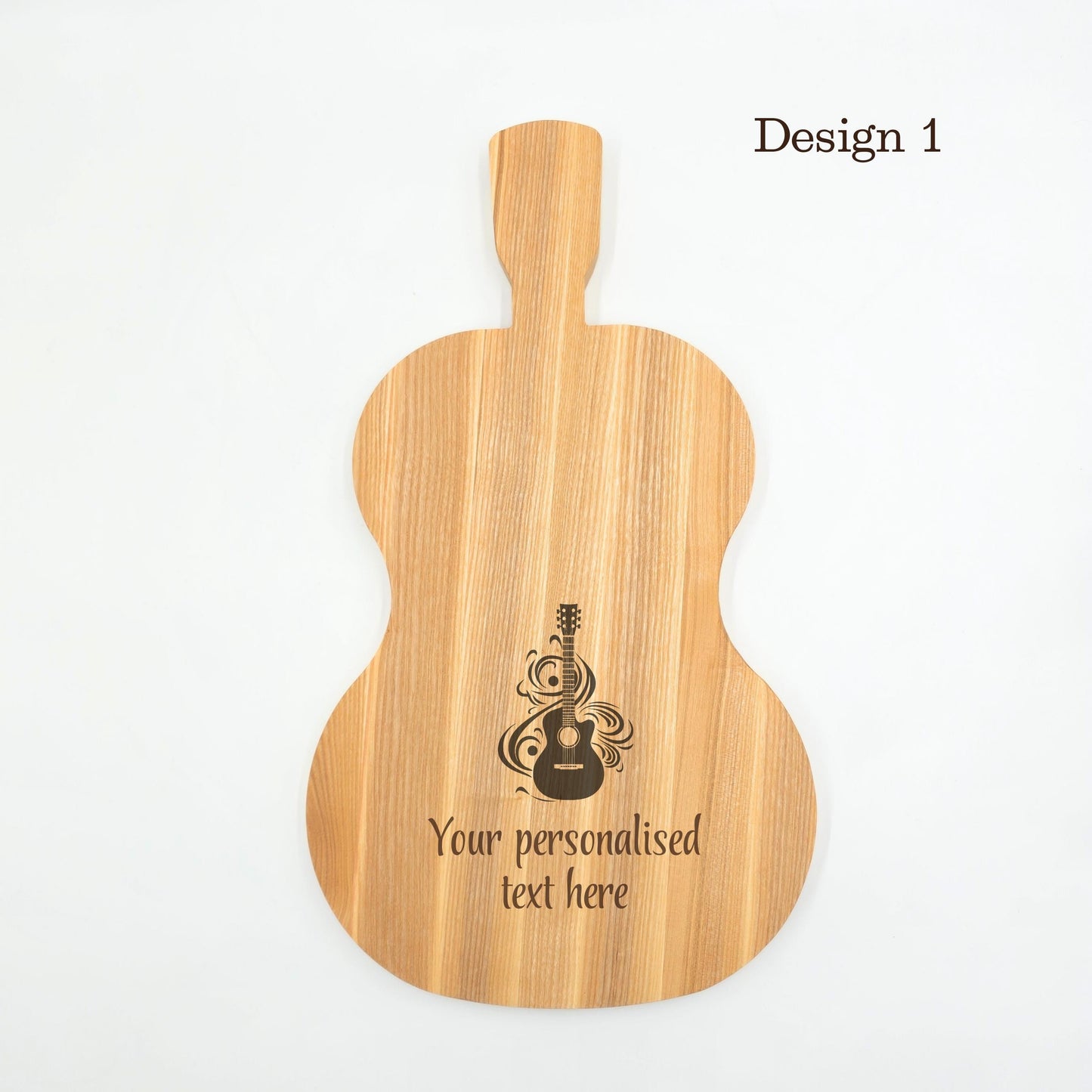 Personalised Guitar Wooden Serving Board