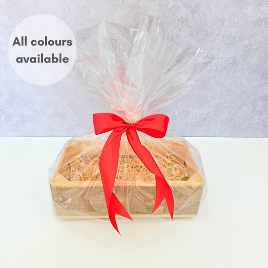 EMPTY Make Your Own Hamper Kit, Gift Box Basket, DIY Kit - Birthday, Wedding, Housewarming, Anniversary, Father's Day, Colours Available