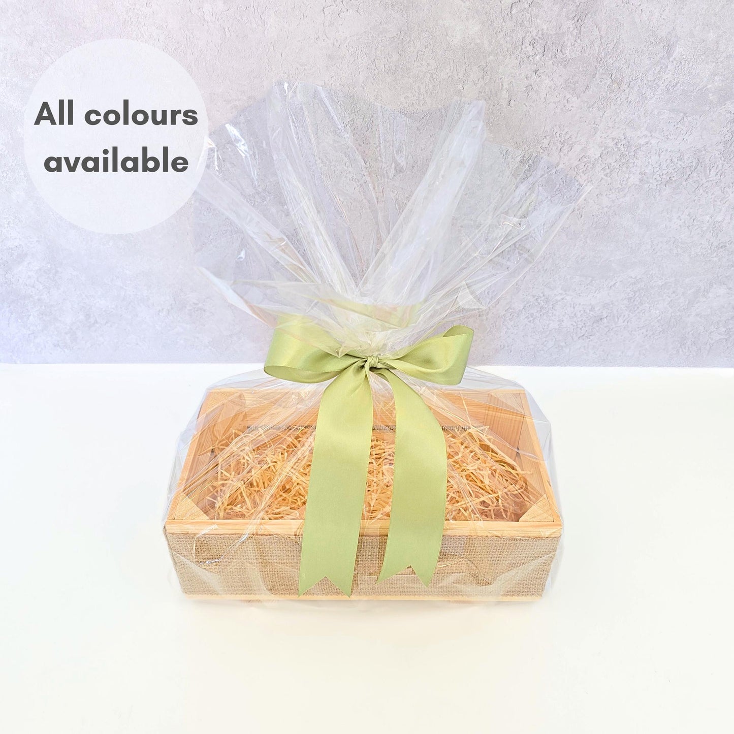 EMPTY Make Your Own Hamper Kit, Gift Box Basket, DIY Kit - Birthday, Wedding, Housewarming, Anniversary, Father's Day, Colours Available