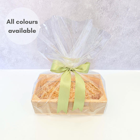 EMPTY Make Your Own Hamper Kit, Gift Box Basket, DIY Kit - Birthday, Wedding, Housewarming, Anniversary, Father's Day, Colours Available