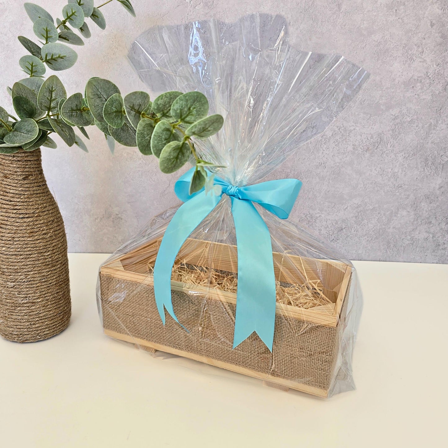 EMPTY Make Your Own Hamper Kit, Gift Box Basket, DIY Kit - Birthday, Wedding, Housewarming, Anniversary, Father's Day, Colours Available